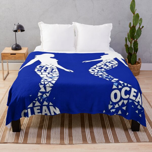 Item preview, Clean Ocean Strategy – Scandinavian Minimalist Eco Design with Little Mermaid designed and sold by gwmediaDK.
