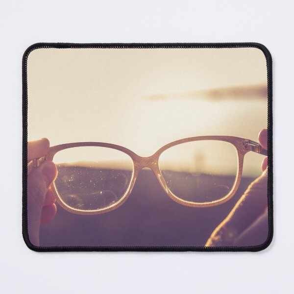 Item preview, Holding Glasses Against Golden Sunset - Vision and Clarity Concept designed and sold by MDB_Shop.