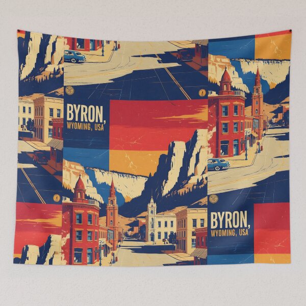 Item preview, Byron Wyoming 1950s USA Vintage Travel Tourism designed and sold by TravelersGems.
