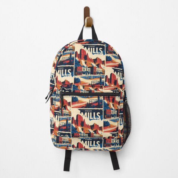 Item preview, Mills Wyoming 1950s USA Vintage Travel Tourism designed and sold by TravelersGems.
