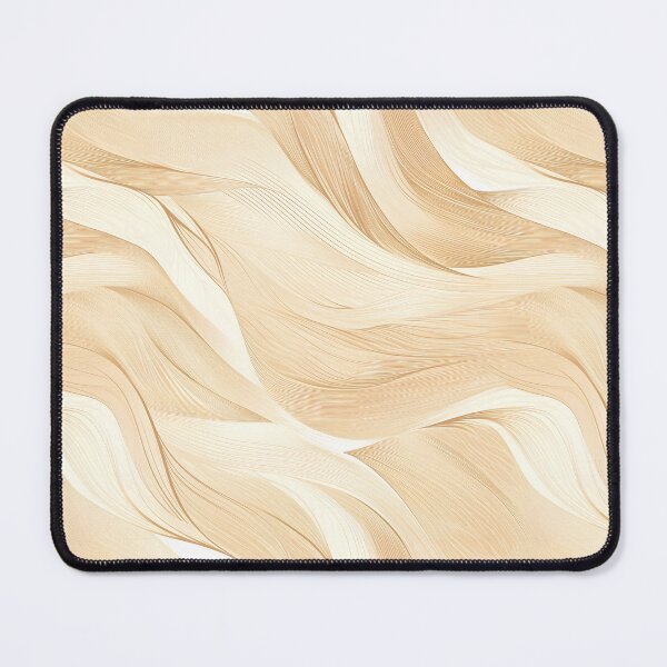 Item preview, Abstract Desert Sand Pattern – Flowing Curves, Golden Beige Layers & Minimal Luxury Texture Design designed and sold by Windy-market.