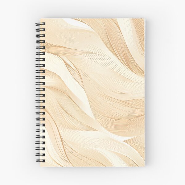 Item preview, Abstract Desert Sand Pattern – Flowing Curves, Golden Beige Layers & Minimal Luxury Texture Design designed and sold by Windy-market.