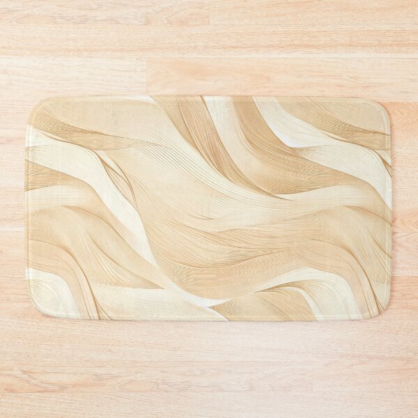 Item preview, Abstract Desert Sand Pattern – Flowing Curves, Golden Beige Layers & Minimal Luxury Texture Design designed and sold by Windy-market.
