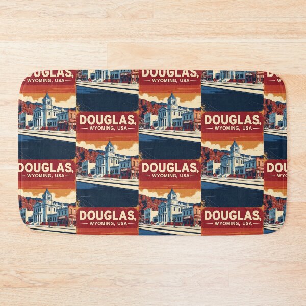 Item preview, Douglas Wyoming 1950s USA Vintage Travel Tourism designed and sold by TravelersGems.