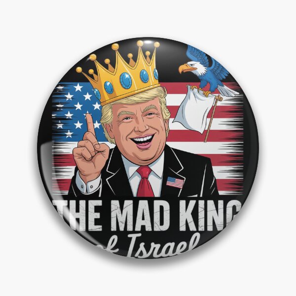 Item preview, The Mad King of Israel - Anti-Trump  designed and sold by MonsterBuddiess.