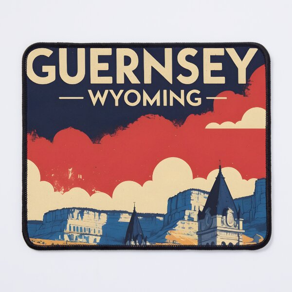 Item preview, Guernsey Wyoming 1950s USA Vintage Travel Tourism designed and sold by TravelersGems.