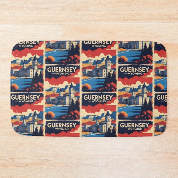 Item preview, Guernsey Wyoming 1950s USA Vintage Travel Tourism designed and sold by TravelersGems.