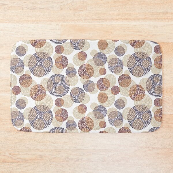 Item preview, Abstract Circle Pattern, Random scribble circle shapes of lines designed and sold by graphic-genie.