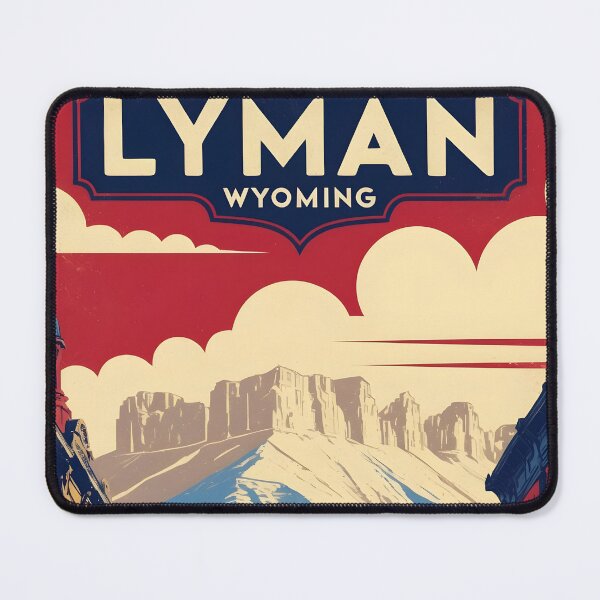 Item preview, Lyman Wyoming 1950s USA Vintage Travel Tourism designed and sold by TravelersGems.