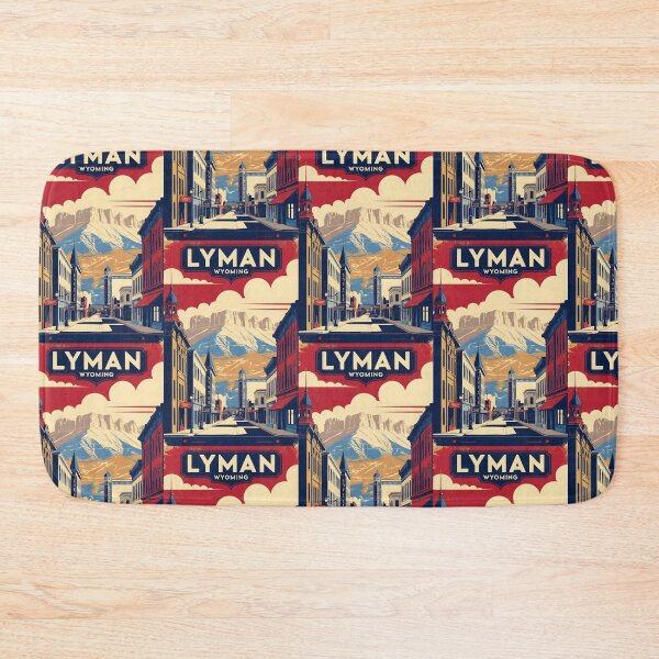 Item preview, Lyman Wyoming 1950s USA Vintage Travel Tourism designed and sold by TravelersGems.