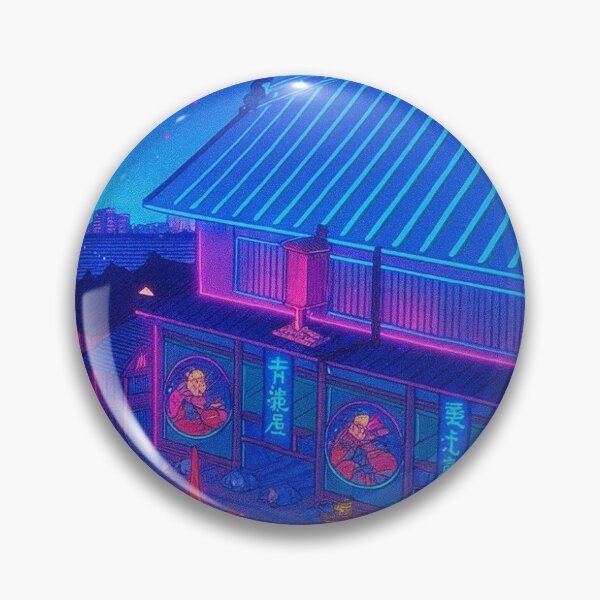 Item preview, Neon Edo Nights: Cyber Ukiyo-e Tokaido designed and sold by Neo-Ukiyo-Wave.