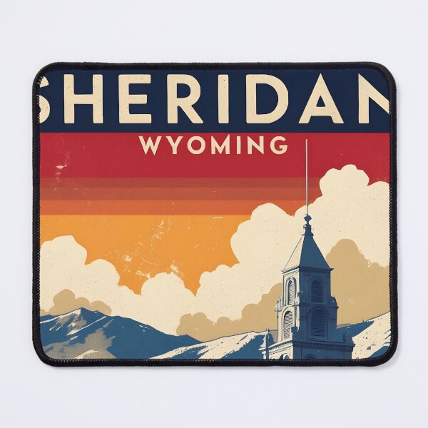 Item preview, Sheridan Wyoming 1950s USA Vintage Travel Tourism designed and sold by TravelersGems.