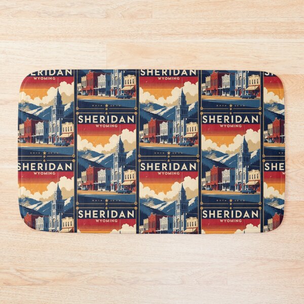 Item preview, Sheridan Wyoming 1950s USA Vintage Travel Tourism designed and sold by TravelersGems.