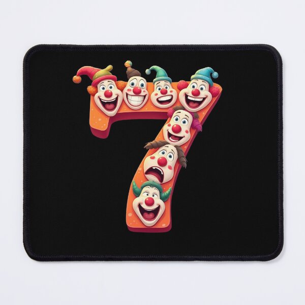 Item preview, Number 7 Shirt with 7 Clowns Meme 67 designed and sold by 1FunLife.