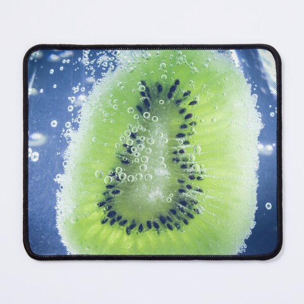 Item preview, Vibrant Kiwi Slice in Sparkling Water - Macro Fruit with Bubbles designed and sold by MDB_Shop.