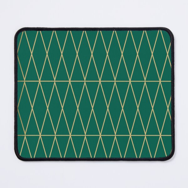 Item preview, Green & Gold Geometric Pattern – Festive Decorative Design designed and sold by NicolaZhukov.