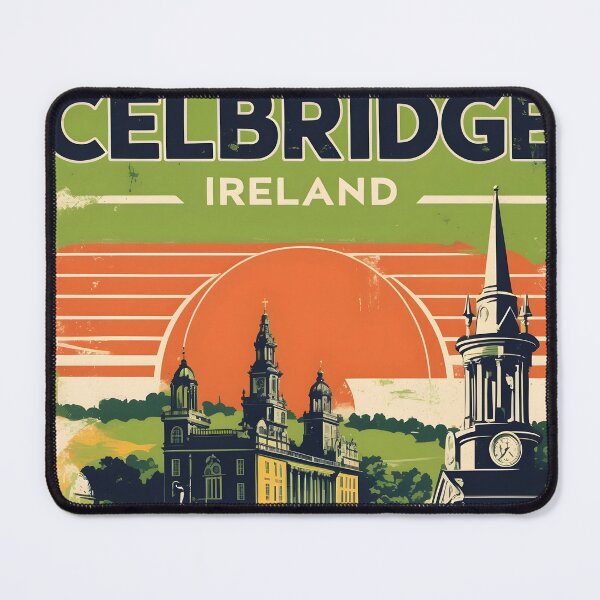Item preview, Celbridge Ireland 1950s Vintage Travel Tourism designed and sold by TravelersGems.