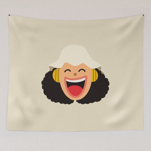 Item preview, Funny Usopp Emoji – Sniper King Laughing Face designed and sold by Shiningsticker8.
