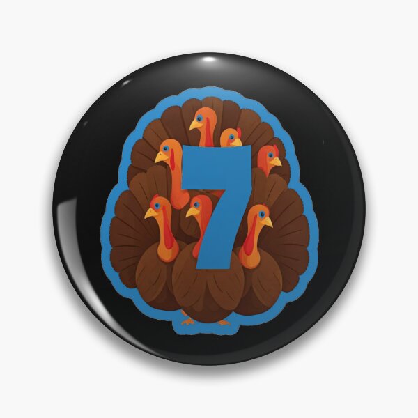 Item preview, 67 Shirt Meme with 7 Turkeys with Number 7 designed and sold by 1FunLife.
