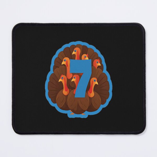 Item preview, 67 Shirt Meme with 7 Turkeys with Number 7 designed and sold by 1FunLife.