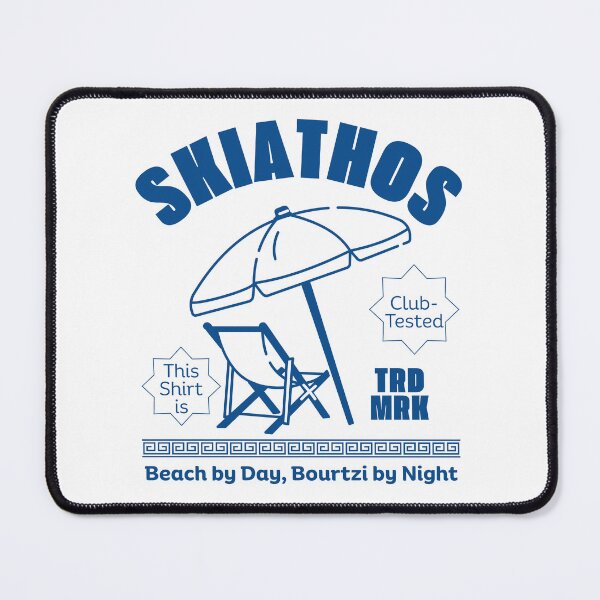 Item preview, Skiathos: beach by day, bourtzi by night  (Skiathos Greece) designed and sold by Peerless-Prime.