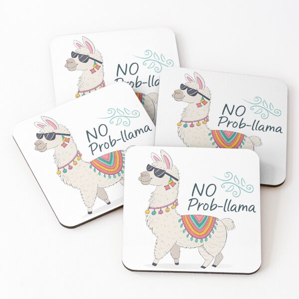 Item preview, No Prob-Llama — Funny Llama Design designed and sold by Erik Visnievskij.