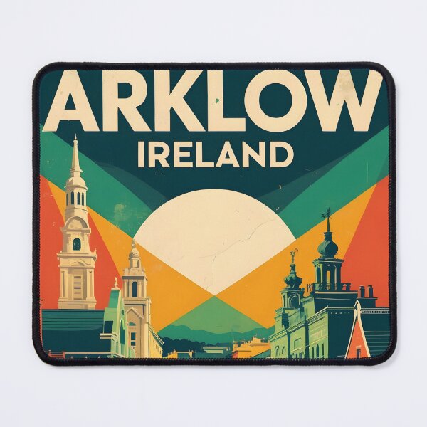 Item preview, Arklow Ireland 1950s Vintage Travel Tourism designed and sold by TravelersGems.