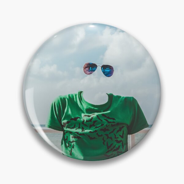 Item preview, Invisible Person Wearing Green T-Shirt and Sunglasses - Summer Beach Concept designed and sold by MDB_Shop.