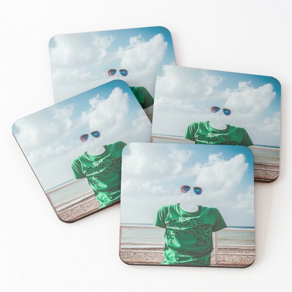 Item preview, Invisible Person Wearing Green T-Shirt and Sunglasses - Summer Beach Concept designed and sold by MDB_Shop.