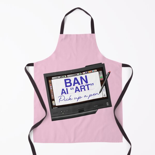 Item preview, Ban AI Art, pick up a pen designed and sold by Sara's Café.