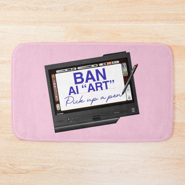 Item preview, Ban AI Art, pick up a pen designed and sold by Sara's Café.