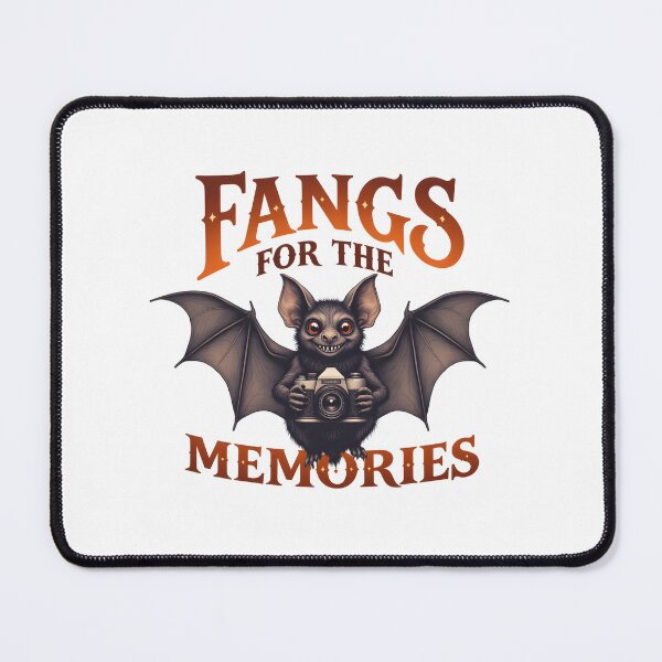 Item preview, Fangs for the Memories Realistic Halloween T-Shirt – Vampire Bat Photo Style Tee designed and sold by relso.
