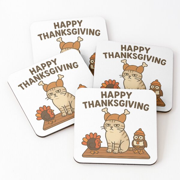 Item preview, Thanksgiving Fun with Cat designed and sold by Cat-loveparttime.
