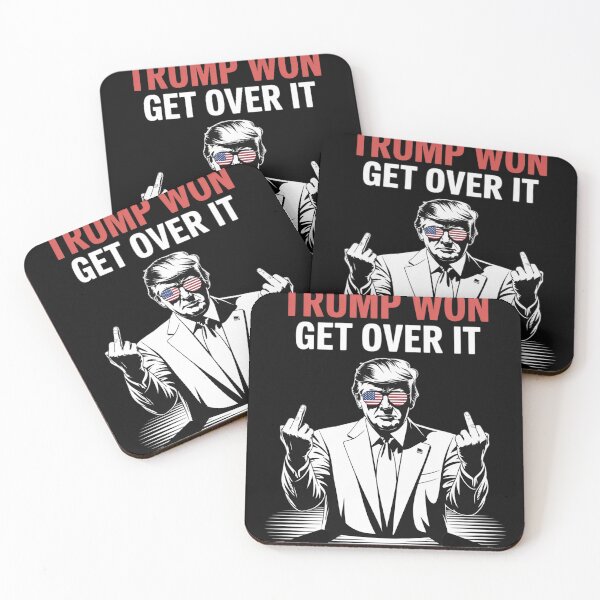 Item preview, Trump Won Get Over It Patriotic Pro Trump Anti kamala  designed and sold by GGrizeldaRivas.