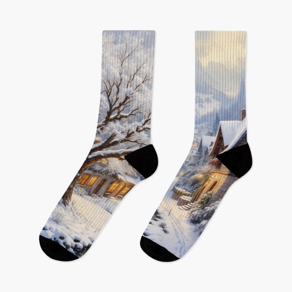 Item preview, Pyrenean villages under the snow designed and sold by jefboutique6150.