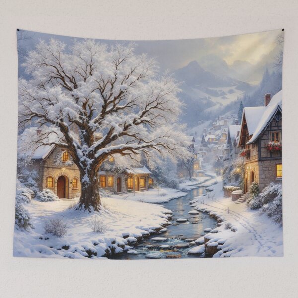 Item preview, Pyrenean villages under the snow designed and sold by jefboutique6150.