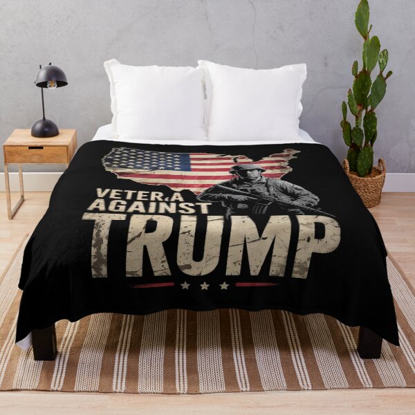 Item preview, Veterans Against Donald Trump American Flag designed and sold by GGrizeldaRivas.