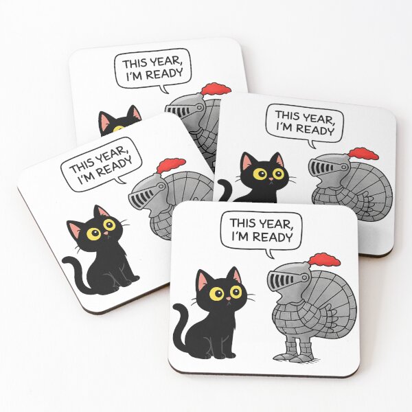 Item preview, Funny Cat Thanksgiving: This Year I'm Ready designed and sold by Cat-loveparttime.