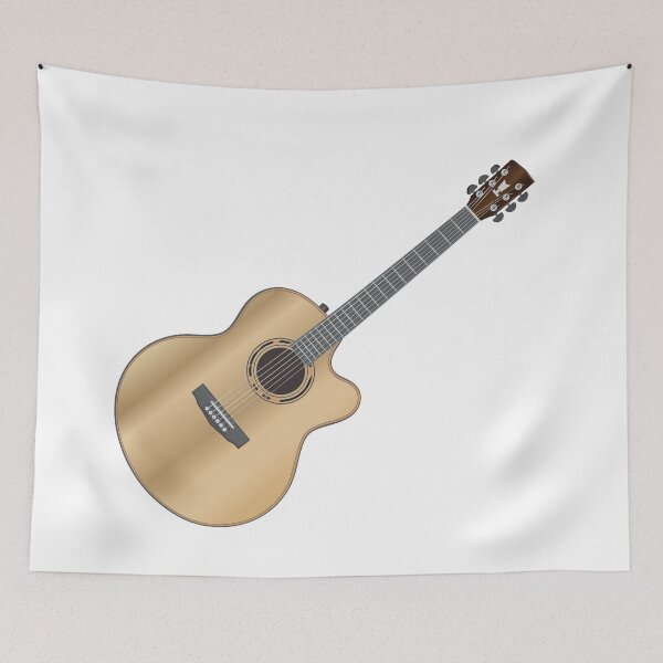 Item preview, Copie de Red NIGHT50 - Red guitar tilted 50° - 3D Rock drawing designed and sold by Marmoth Design.