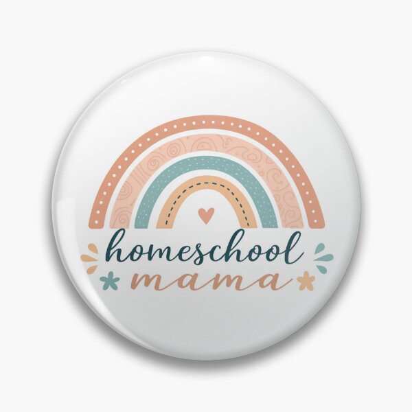 Item preview, Homeschool Mama Rainbow Retro Design designed and sold by VividOrganica.