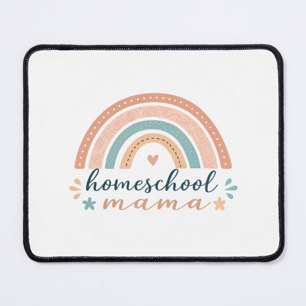Item preview, Homeschool Mama Rainbow Retro Design designed and sold by VividOrganica.