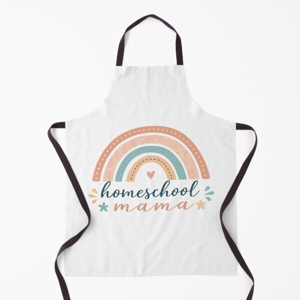 Item preview, Homeschool Mama Rainbow Retro Design designed and sold by VividOrganica.