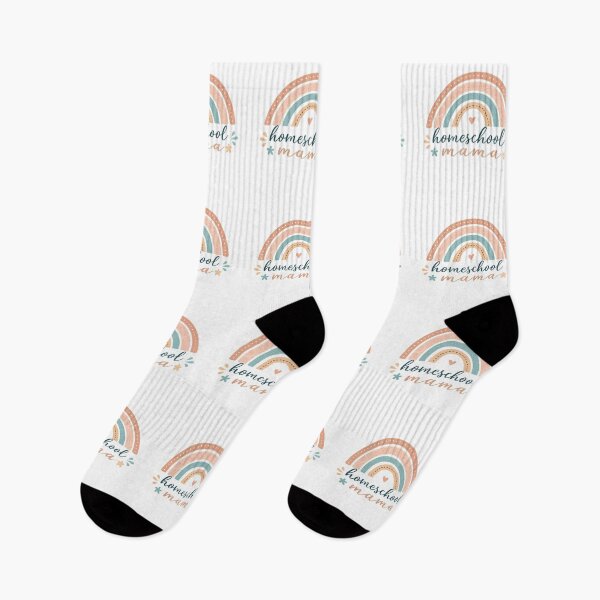 Item preview, Homeschool Mama Rainbow Retro Design designed and sold by VividOrganica.