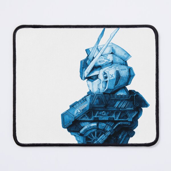 Item preview, GAT-X105 Aile Strike Gundam head ink blue watercolour kira yamato designed and sold by sabartgunpla.