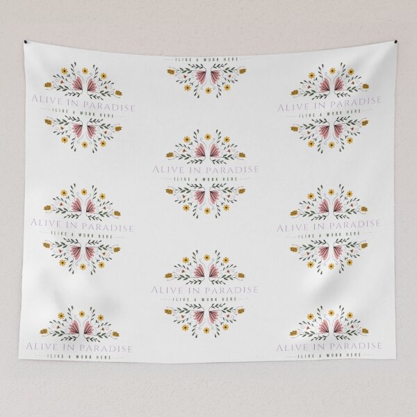 Item preview, **Alive in Paradise Design designed and sold by WorthyByDwethi.