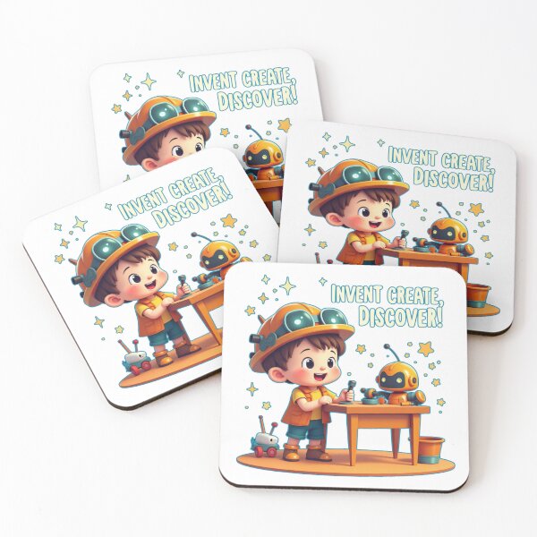 Item preview, Invent, Create, Discover!” – Cute Little Inventor Kids Design | STEM-Inspired T-Shirt, Hoodie, Mug & Gifts designed and sold by CallisC-Arts.