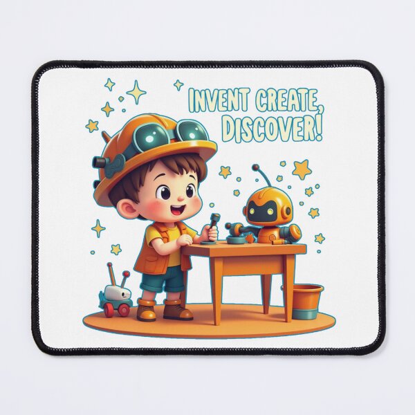Item preview, Invent, Create, Discover!” – Cute Little Inventor Kids Design | STEM-Inspired T-Shirt, Hoodie, Mug & Gifts designed and sold by CallisC-Arts.