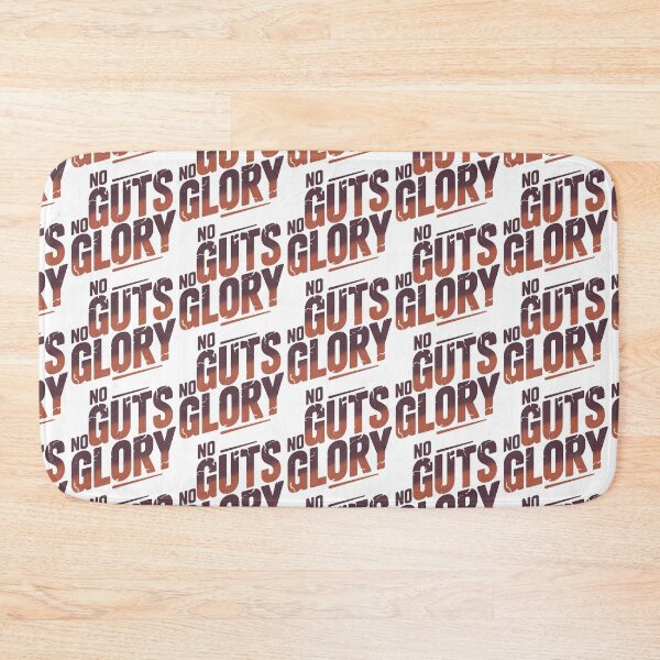 Item preview, Short Inspirational Quote, No Guts No Glory designed and sold by graphic-genie.