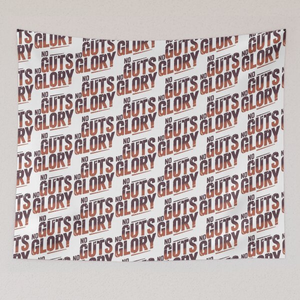Item preview, Short Inspirational Quote, No Guts No Glory designed and sold by graphic-genie.