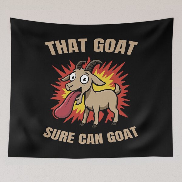 Item preview, That Goat Sure Can Goat Simulator designed and sold by ChunkByChunk.